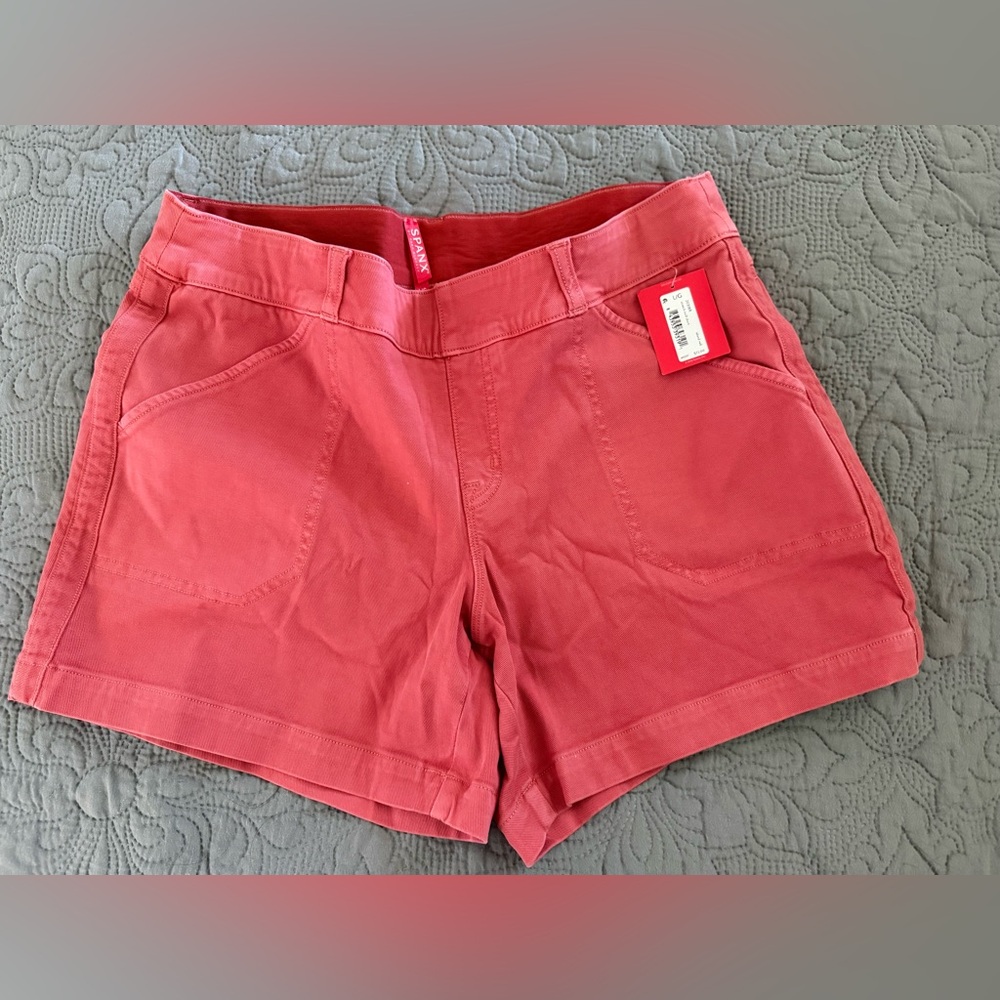 Spanx Red Casual Shorts